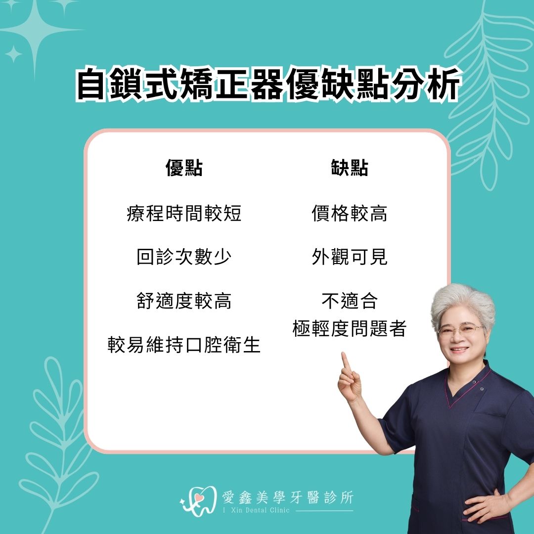 自鎖式矯正器優缺點分析